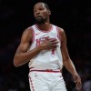 杜兰特空砍32+6+8 阿德巴约24+11热火胜火箭
